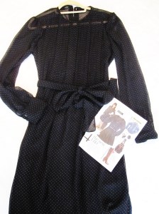 Granny's dress and the inspiration page.