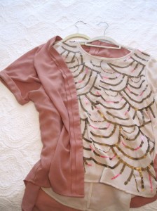 Some great bargain pieces in blush and with embellishments from Dex and Material Girl.