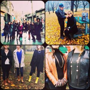 Behind the scenes with our team. 