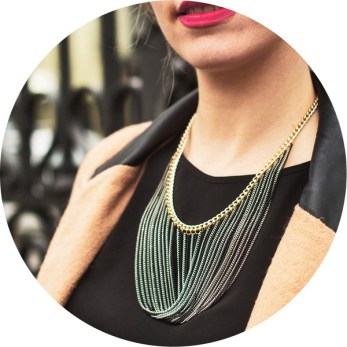 Each piece in the 'Rumours' collection is named after a song. Bad Girls is named for M.I.A.'s track, and as you'd expect, this piece toughens up a simple outfit.