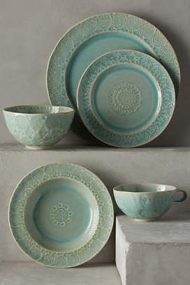 Plus, that chair (above) would look amazing with our tableware. Old Havana, from Anthropologie.