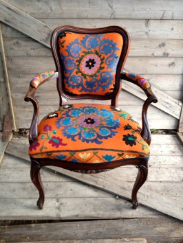 Pop of colour on a classic shape.