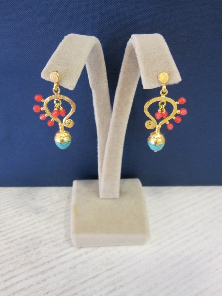 My favourite earrings. The Butterfly. The colour was just amazing.