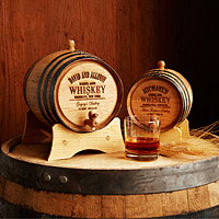 If they REALLY like to drink: a personalized whisky barrel.