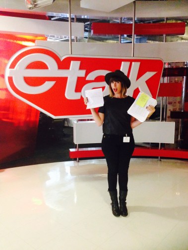 That's right, your work was on set. 